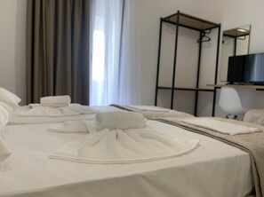 Double or Twin Room | Frette Italian sheets, premium bedding, individually decorated - Pension MANGO (Skiathos)