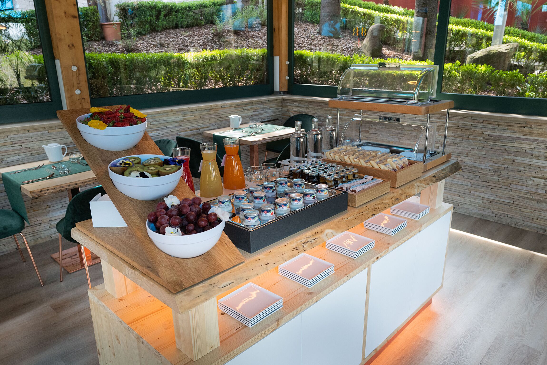 Petit déjeuner buffet compris tous les jours
