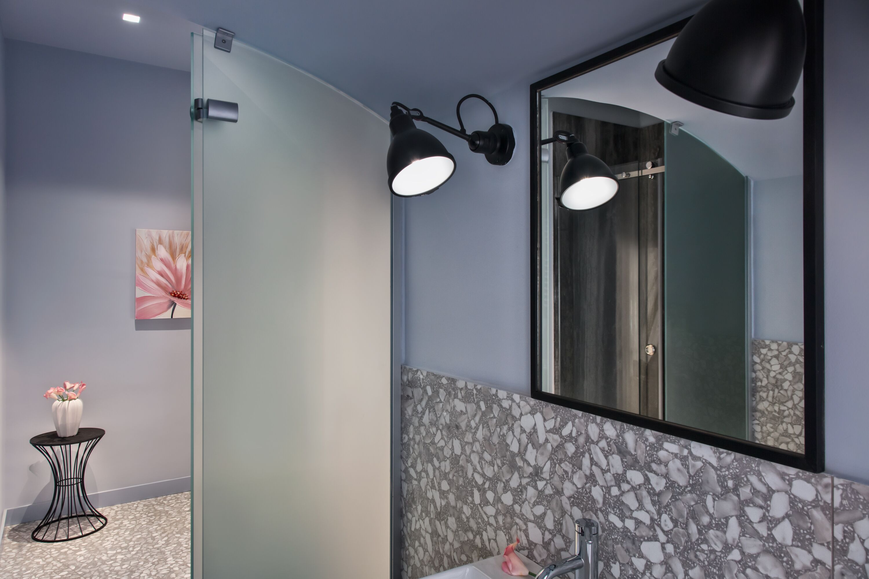 Appartement Deluxe | Salle de bain | Articles de toilette gratuits, sèche-cheveux, bidet, serviettes fournies