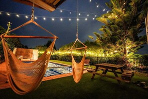 Outdoor dining - The Yard - Comfortable Home in Riverside (Riverside)