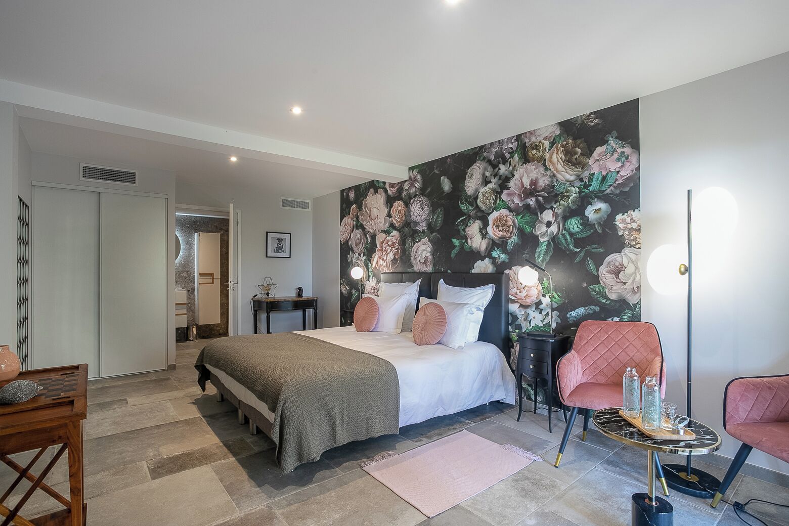 Luxe tweepersoonskamer, en-suite badkamer, uitzicht op tuin (L'Esterel)