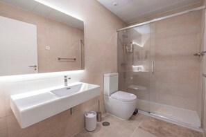 Shower, hair dryer
