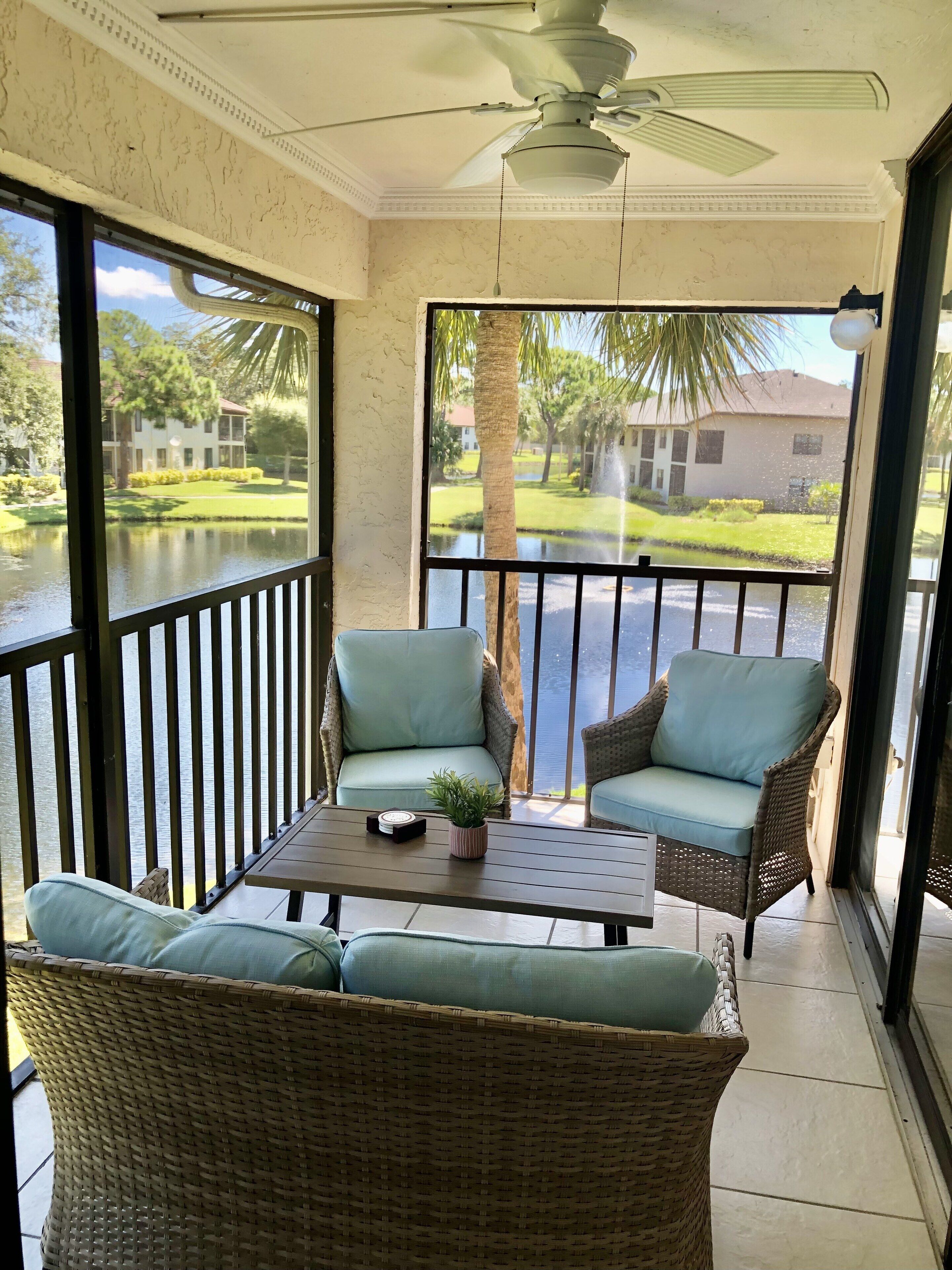 walk out to lania from Master bedroom