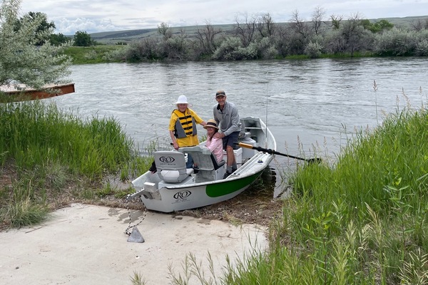 Private boat ramp and pier