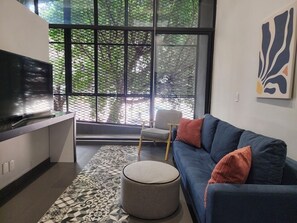Living room - NIU Modern Apartments near WTC & Condesa - Roma Sur (Mexico City)