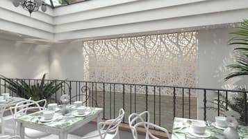 Daily buffet breakfast (USD 15 per person)