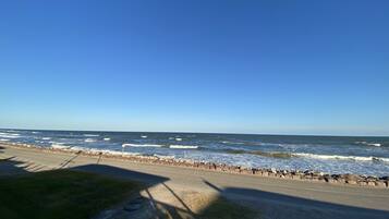 En la playa