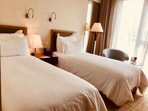 Egyptian cotton sheets, premium bedding, down comforters - Pefaco Hotel Maya Maya (Brazzaville)