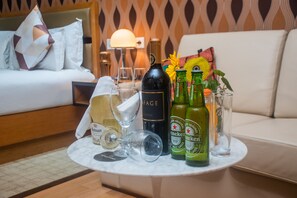 Deluxe Suite | Cadar kapas Mesir, peralatan tempat tidur premium, gebar bulu kapas 
