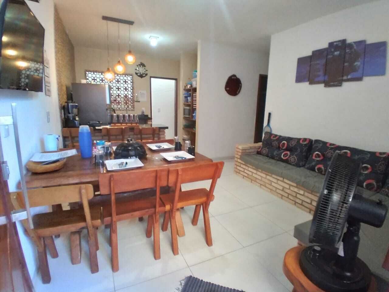 Duplex família, várias camas, vista para a praia | Área de estar