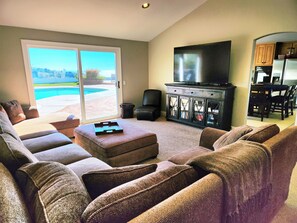 Smart TV, video games, DVD player, books