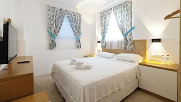 Minibar, in-room safe, desk, blackout drapes