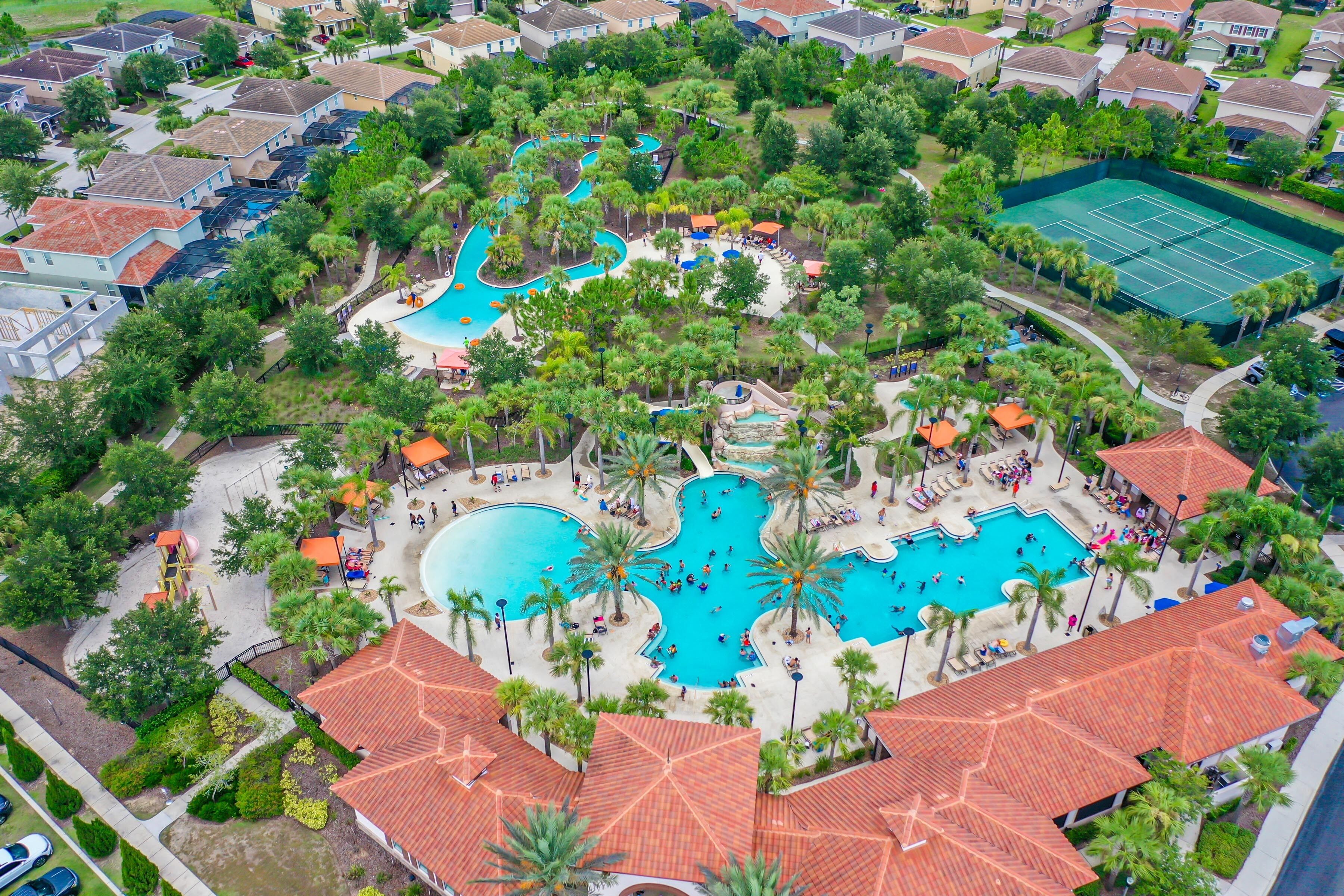 Een verwarmd zwembad