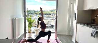 Close to the city center, with balcony, parking space and charging station