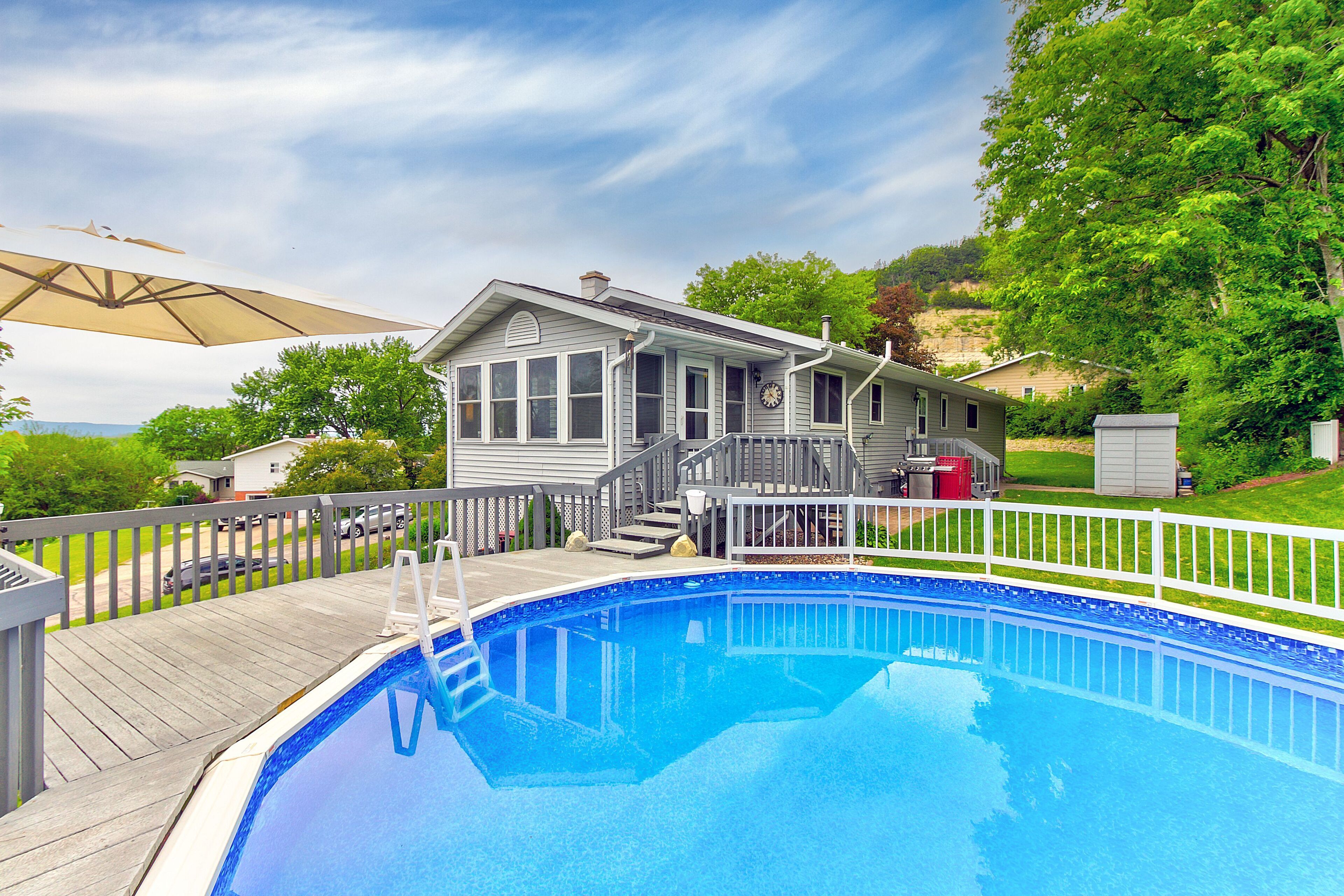 Alberca al aire libre 