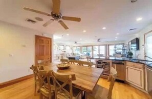 Dining - Waterfront Home with Spacious Deck and 4 Bedrooms (Wareham)
