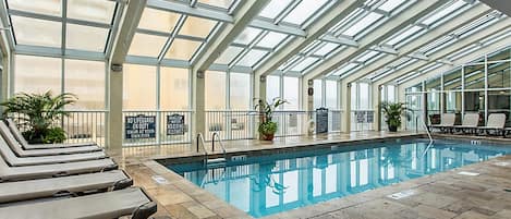 Indoor pool, outdoor pool