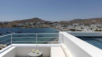 Honeymoon Suite with Panoramic Sea View & Mini Pool | Terraço/pátio