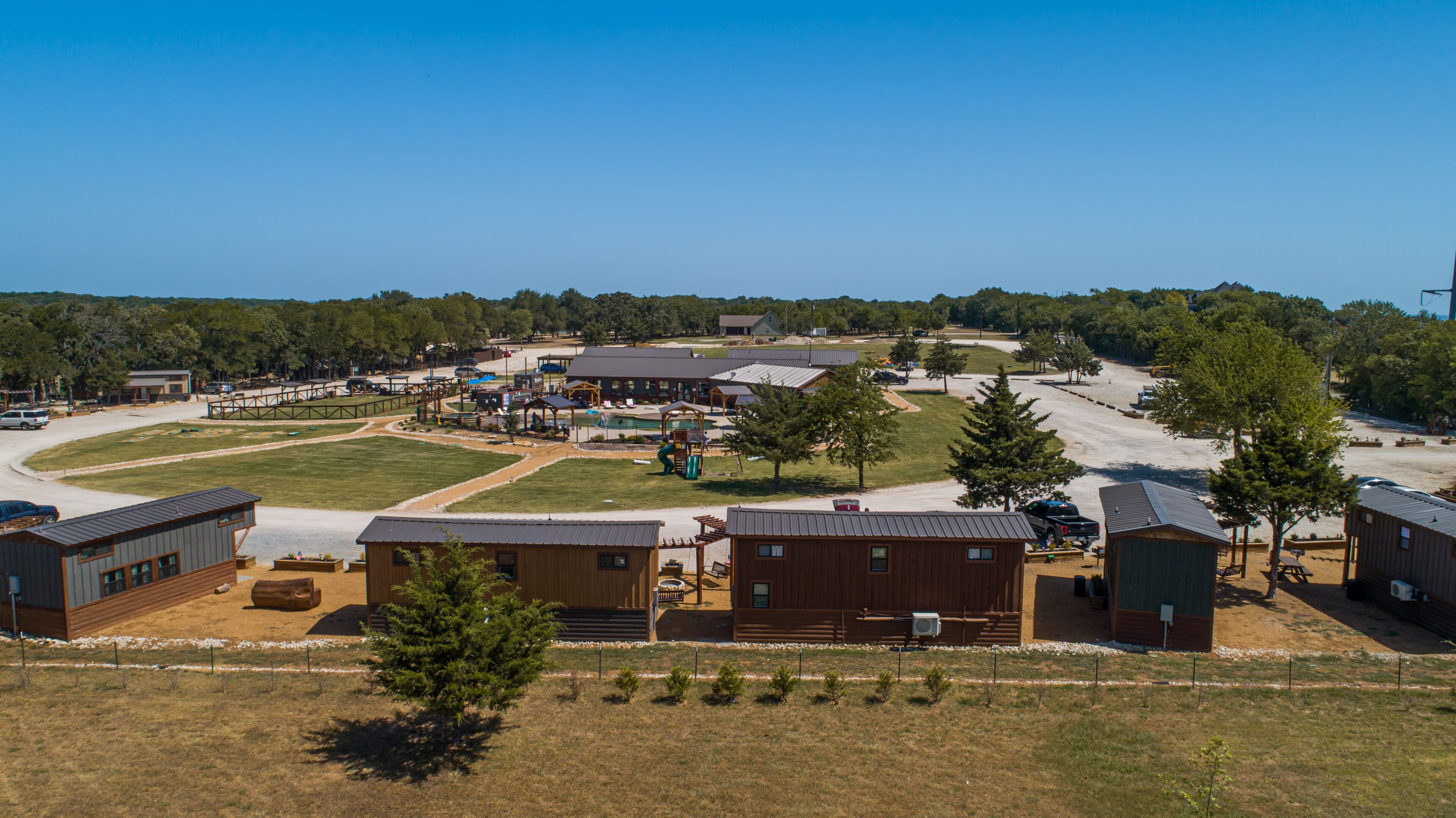outdoor wedding area
