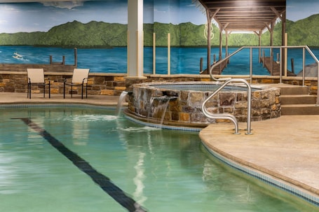Una piscina techada