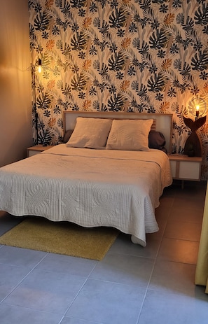 1 chambre, fer et planche Ă repasser
