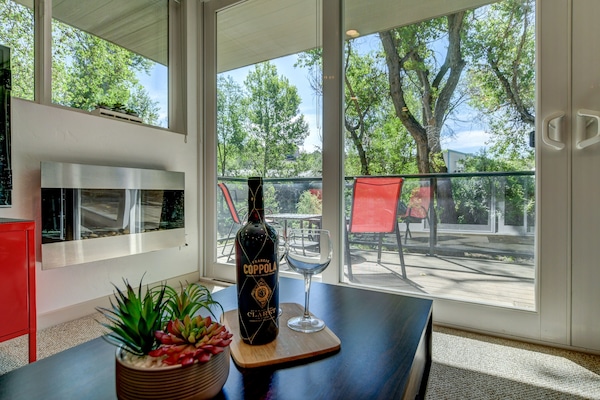 Blick von der Unterkunft