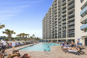 Indoor pool, outdoor pool