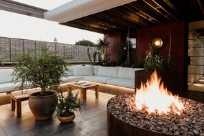 Terrasse sur le toit