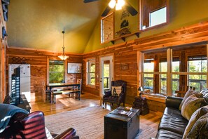 TV, DVD player, books