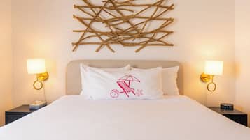 Room #15 or #18, 1 Queen Bed, Ocean View | Premium bedding, free WiFi, bed sheets