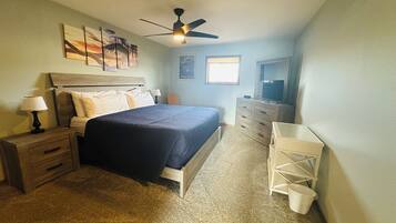 5 slaapkamers, een strijkplank/strijkijzer, wifi, beddengoed