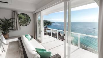 Huoneisto, merinäköala | 1 makuuhuone, tallelokero huoneessa, pimennysverhot, silitysrauta/-lauta