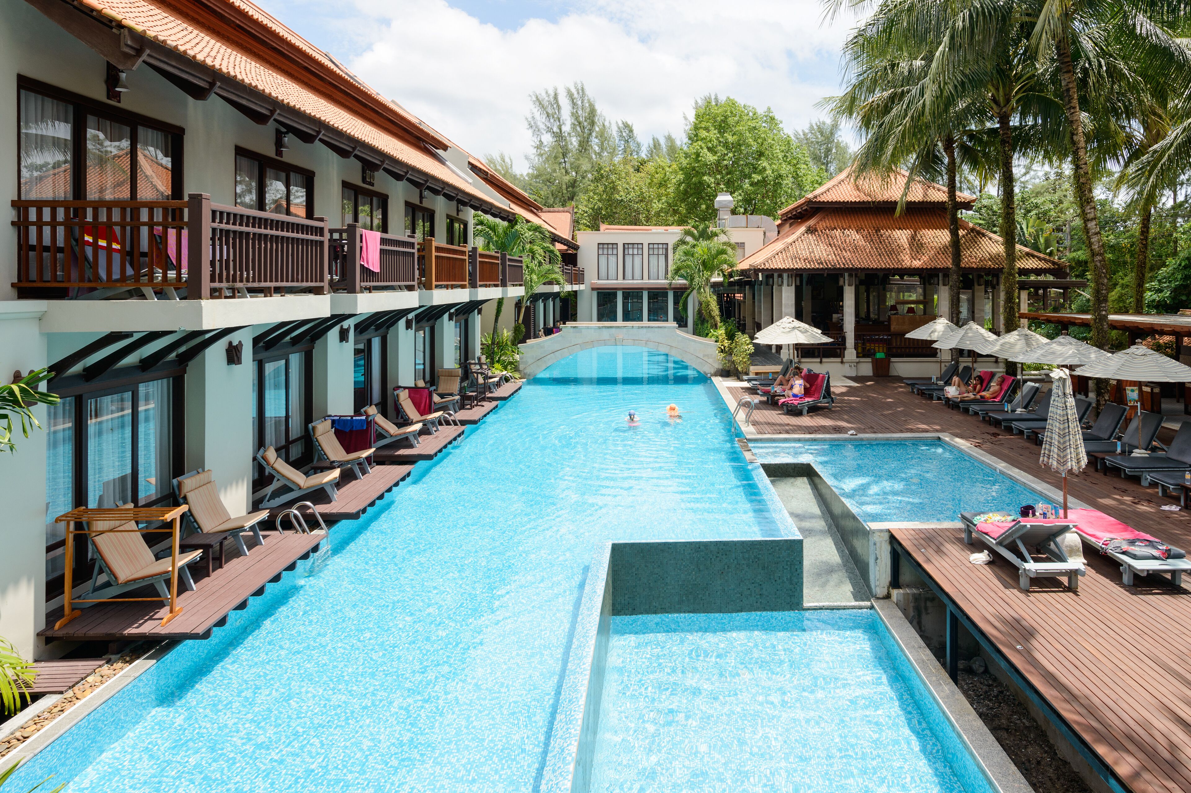 Deluxe Double or Twin Room, Pool Access | View from room