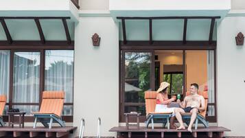 Deluxe Double or Twin Room, Pool Access | View from room