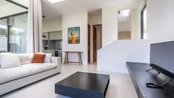 Biệt thự Exclusive | Khu phòng khách | TV màn hình phẳng, Netflix, dịch vụ stream