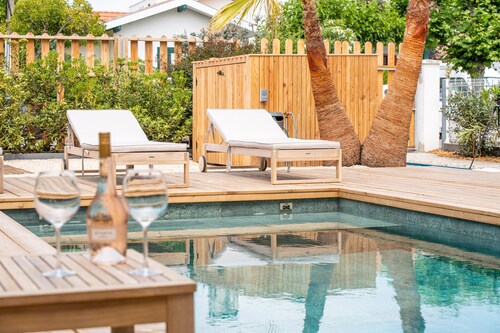 [Bellissime] Villa avec Piscine, plage à pied