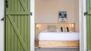 3 chambres, fer et planche Ă repasser, Wi-Fi gratuit, draps fournis