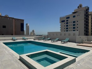 Seasonal outdoor pool