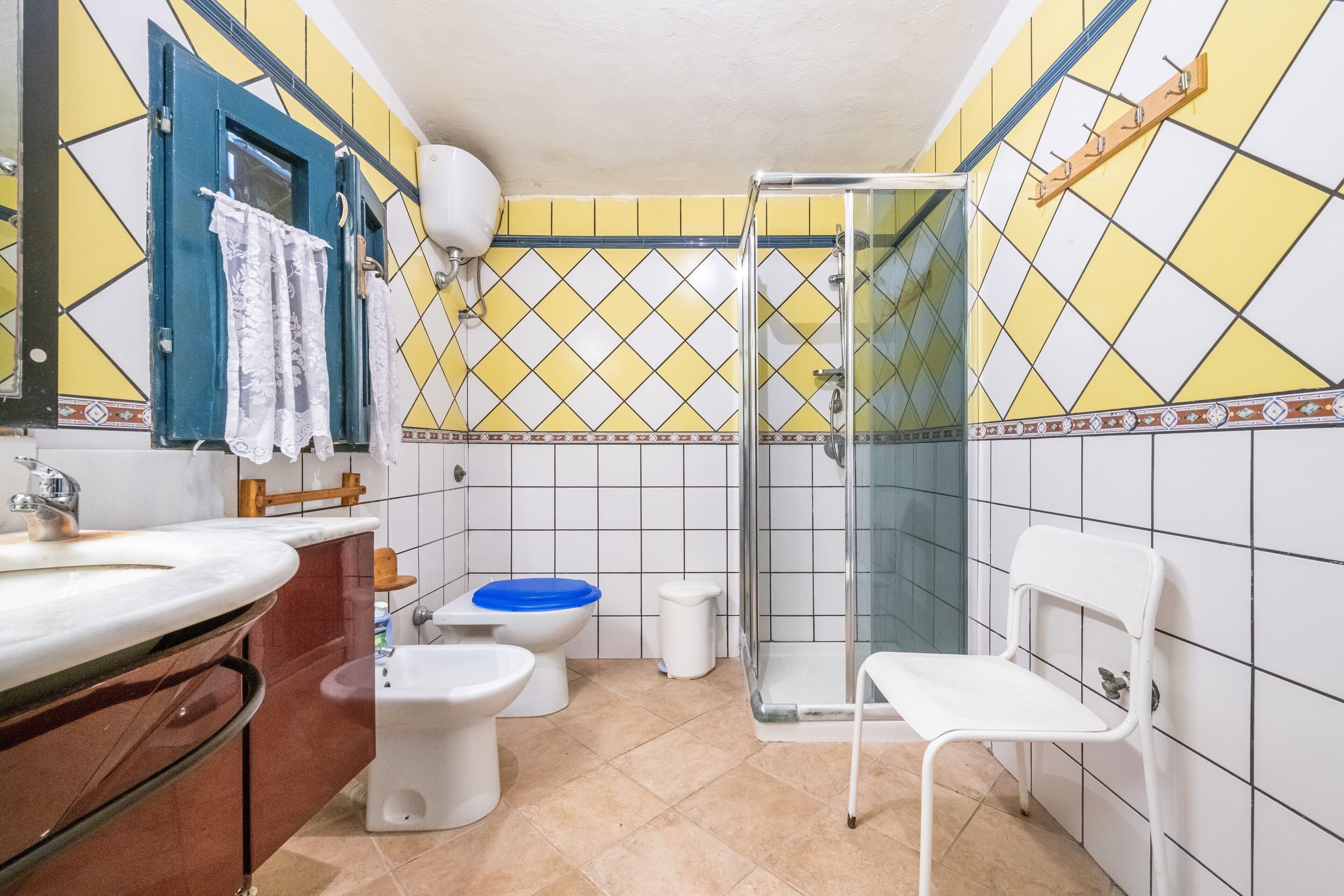 Ducha, toallas
