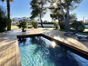 Outdoor pool - The beautiful surfer (Montescot)