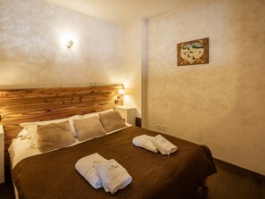 3 bedrooms, travel cot, free WiFi, bed sheets - 4-room apartment, 8 ppl, pets allowed, Valloire (Valloire)