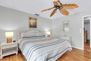 3 bedrooms, iron/ironing board, travel cot, WiFi
