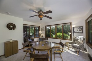 Interior - Waterfront modified A-frame on chain of 10 lakes (Manitowish Waters)