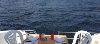 Habitable boat with terrace with panoramic view of the Canal du Midi