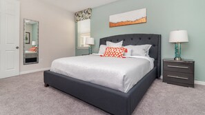 4 bedrooms, iron/ironing board, WiFi, bed sheets