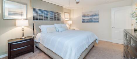 4 bedrooms, iron/ironing board, WiFi, bed sheets