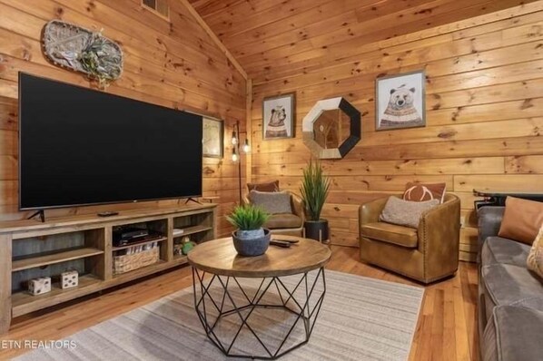 Smart TV, DVD player, music library