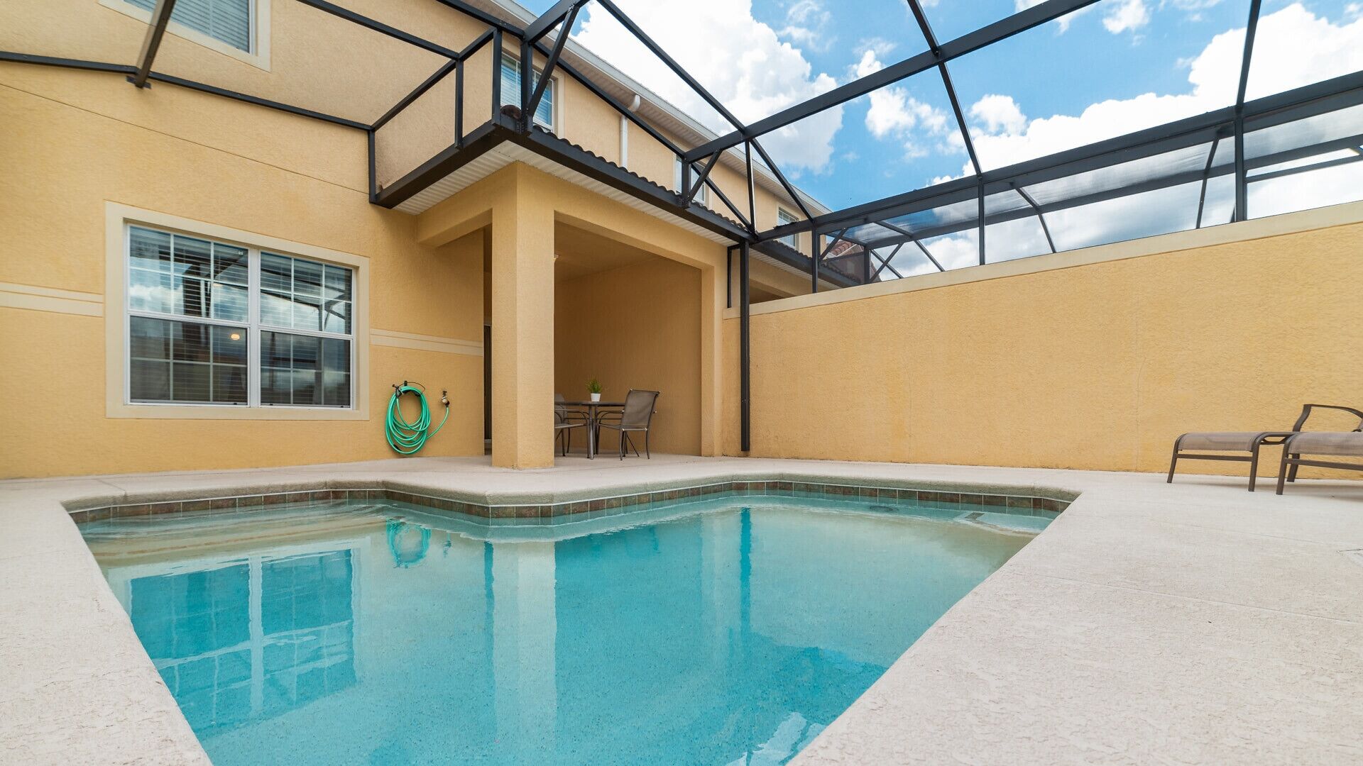Una piscina climatizada