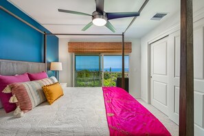 3 bedrooms, desk, iron/ironing board, travel crib