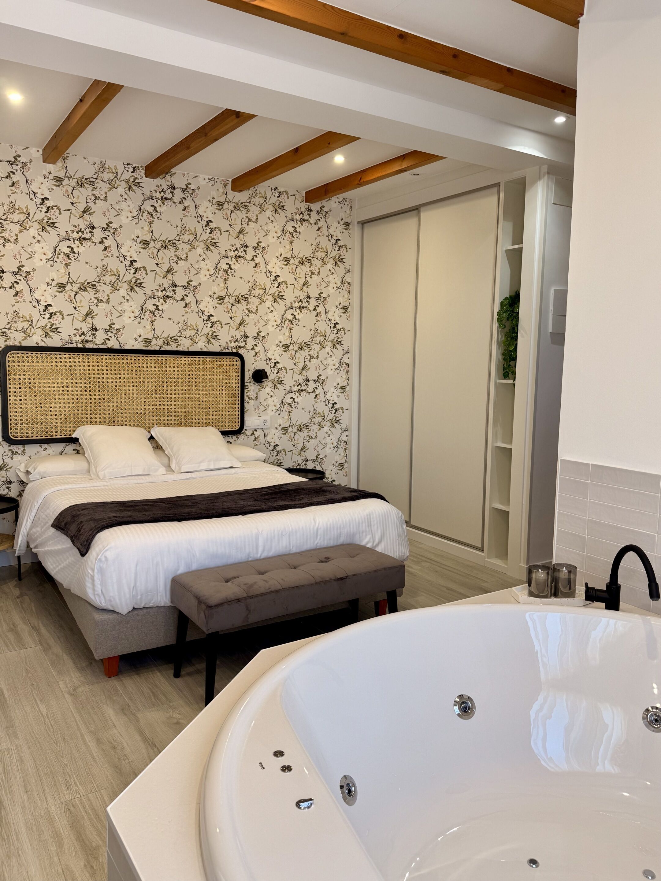 Exclusieve tweepersoonskamer, hot tub, uitzicht op oceaan (terraza)